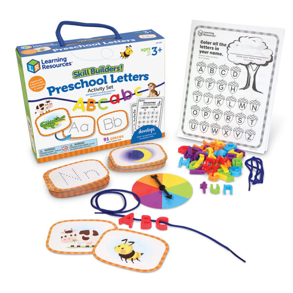 [อายุ 3+] ชุดฝึกทักษะภาษาอังกฤษสำหรับเด็ก (Skill Builders : Preschool Letters) [Learning Resources] - Image 3