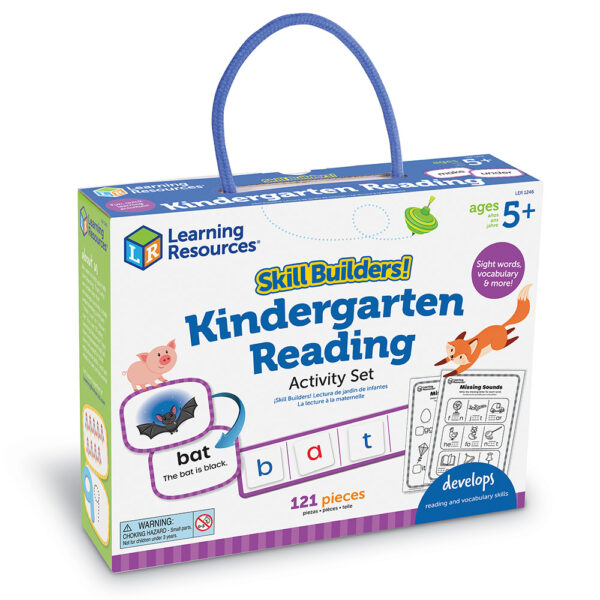 [อายุ 5+] ชุดฝึกทักษะการอ่านภาษาอังกฤษสำหรับเด็ก (Skill Builders : Kindergarten Reading) [Learning Resources]