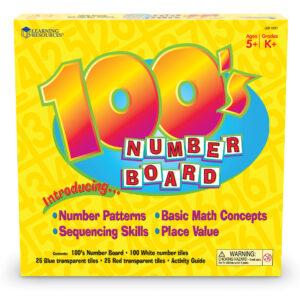 [อายุ 5+] กระดานผจญภัยสู่เลขร้อย (Hundreds Number Board) [Learning Resources]