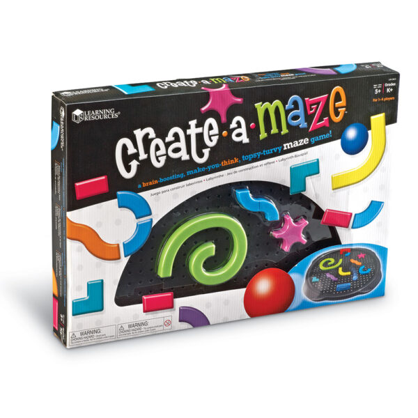 [อายุ 5+] กระดานสร้างสรรค์เขาวงกต (CREATE-A-MAZE) [Learning Resources]