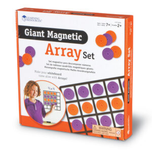 [อายุ 7+] ชุดแม่เหล็กคณิตคิดสนุก (Giant Magnetic Array Set) [Learning Resources]
