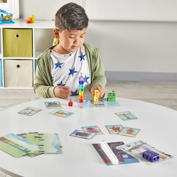 [อายุ 3+] ชุดกิจกรรมลูกบาศก์นัมเบอร์บล็อก 1-10 (Numberblocks Mathlink Cubes : 1-10 Activity Set) [Hand2Mind] - Image 6