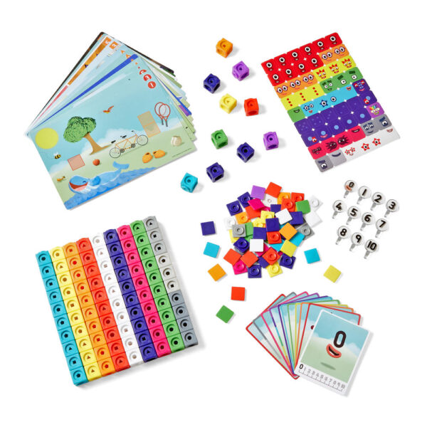 [อายุ 3+] ชุดกิจกรรมลูกบาศก์นัมเบอร์บล็อก 1-10 (Numberblocks Mathlink Cubes : 1-10 Activity Set) [Hand2Mind] - Image 5