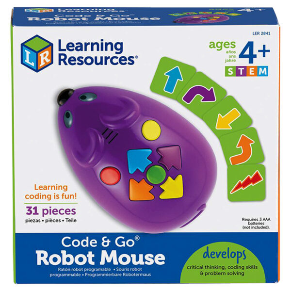 [อายุ 4+] หุ่นยนต์หนูน้อยอัจฉริยะ (CODE & GO ROBOT MOUSE) [Learning Resources]