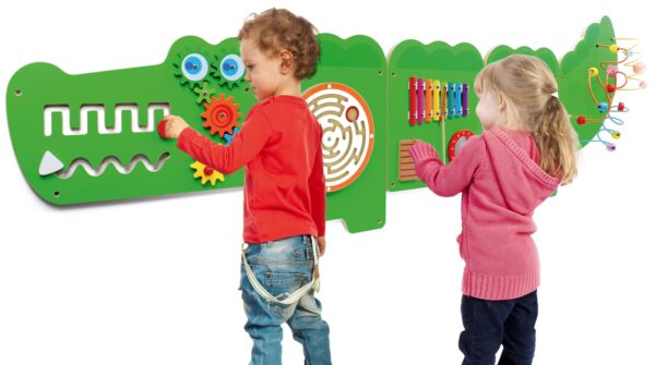 [อายุ 18เดือน+] ชุดจระเข้น้อยอเนกประสงค์ (Wall Toy : Crocodile) [Viga] - Image 5