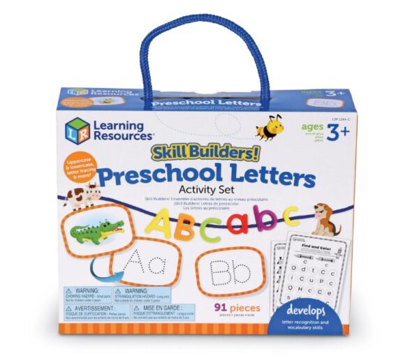 [อายุ 3+] ชุดฝึกทักษะภาษาอังกฤษสำหรับเด็ก (Skill Builders : Preschool Letters) [Learning Resources]