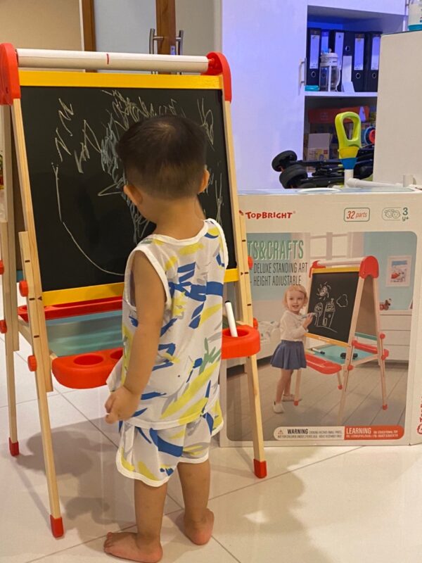 กระดานกิจกรรม 2 รูปแบบ (Double-plate Easel) [Top Bright] - Image 7