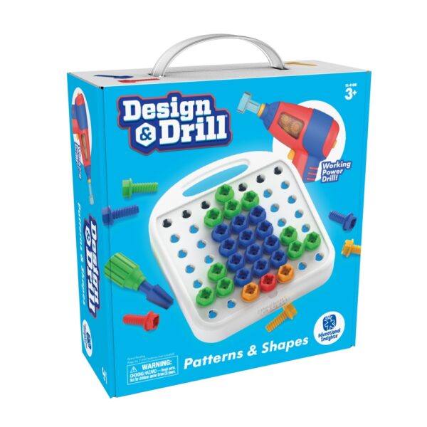 [อายุ 3+] ชุดออกแบบฝึกสร้างลวดลายและรูปทรง (Design & Drill : Patterns & Shapes) [Educational Insights] - Image 2