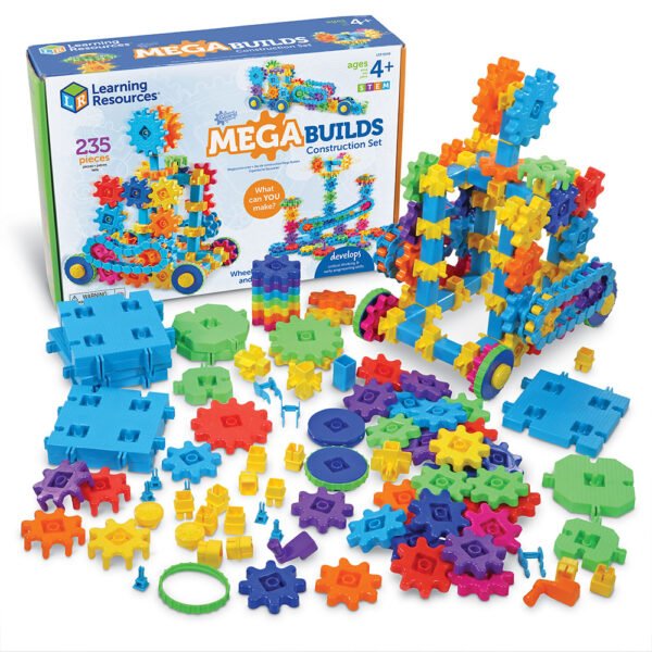 [อายุ 4+] ชุดเกียร์ที่ใหญ่และใหญ่มาก (Gears Gears Gears : Mega Makers) [Learning Resources]