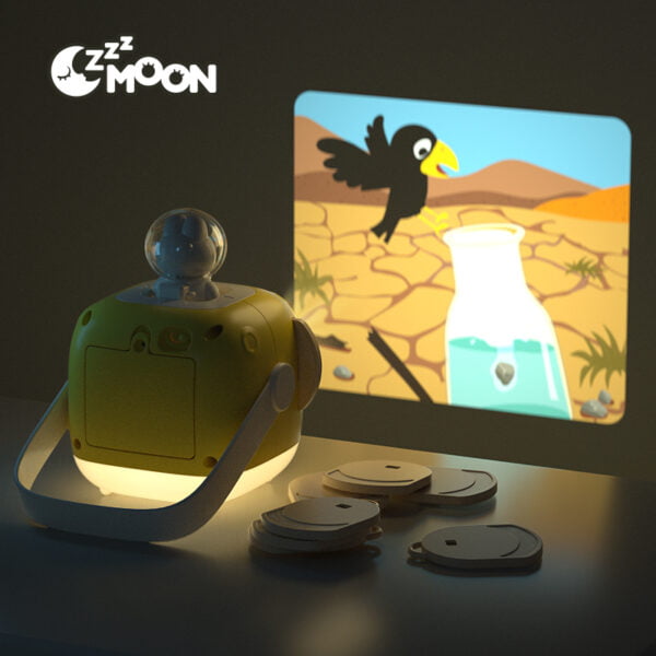 มินิโปรเจคเตอร์เล่านิทานสำหรับเด็ก (Mini Projector) [Zzzmoon] - Image 8