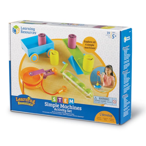 [อายุ 5+] ชุดการทดลองเครื่องยนต์แสนกล ส่งเสริมทักษะ STEM (Simple Machines Activity Set) [Learning Resources]
