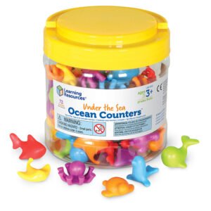 [อายุ 3+] ชุดตัวนับจำนวนสัตว์ในมหาสมุทร (Under the Sea Ocean Counters) [Learning Resources]