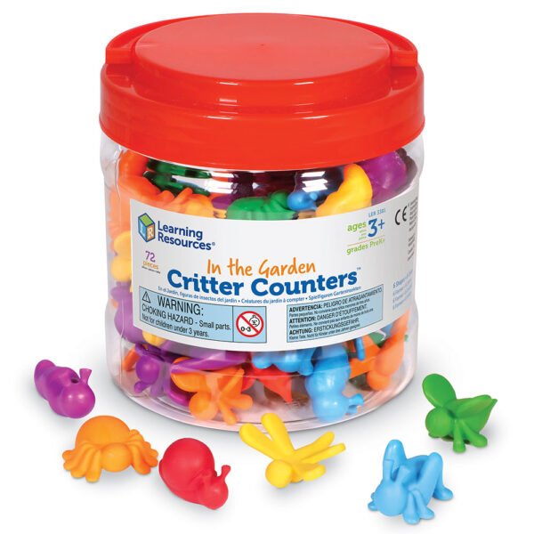 [อายุ 3+] ชุดตัวนับจำนวนสัตว์ในสวน (In the Garden Critter Counters) [Learning Resources]