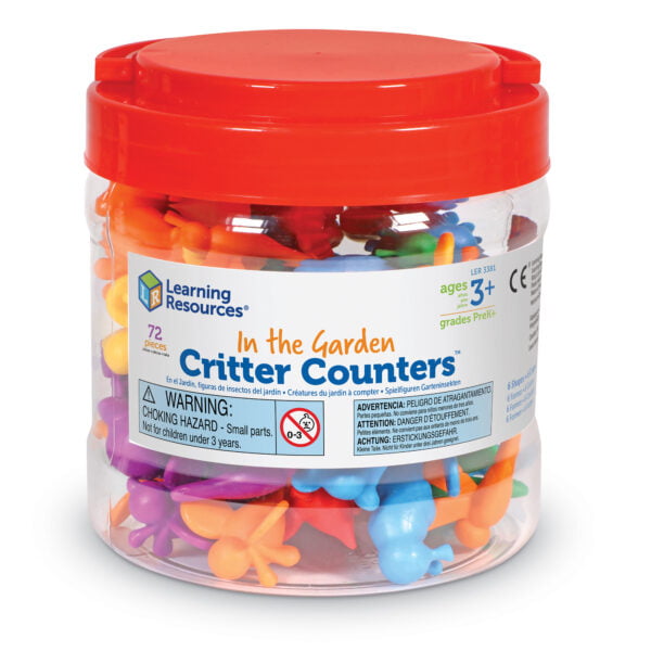 [อายุ 3+] ชุดตัวนับจำนวนสัตว์ในสวน (In the Garden Critter Counters) [Learning Resources] - Image 4
