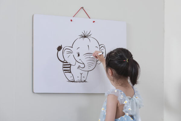 [อายุ 3+] ปริศนาโลกแม่เหล็กกระดานวาดลบได้ (Magetic World Puzzle+Dry Erase Board) [Viga] - Image 7