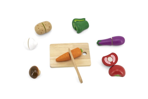 [อายุ 18เดือน+] ชุดฝึกหั่นผักจำลอง (Cutting : Vegetable) [Viga] - Image 4