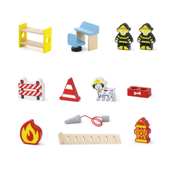 [อายุ 3+] ชุดไม้ประกอบสถานีดับเพลิง (Wooden : Fire Station) [Viga] - Image 5