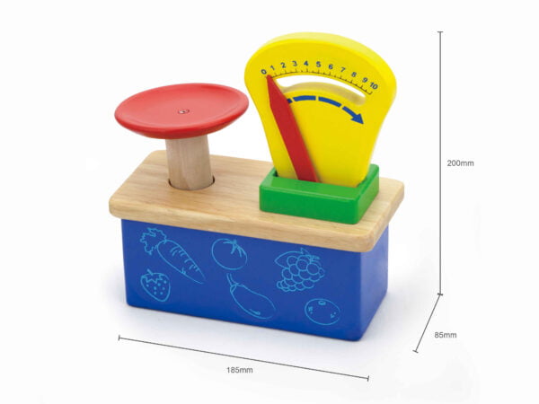 [อายุ 3+] เครื่องชั่งน้ำหนักไม้สำหรับเด็ก (Weighing Scale) [Viga] - Image 3