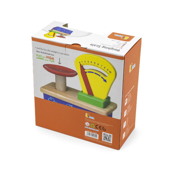 [อายุ 3+] เครื่องชั่งน้ำหนักไม้สำหรับเด็ก (Weighing Scale) [Viga] - Image 4