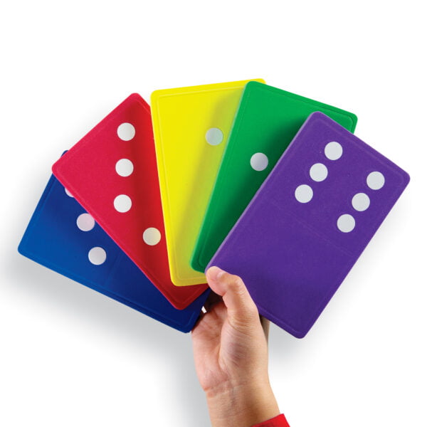 [อายุ 5+] โดมิโน่โฟมยักษ์ (Jumbo Foam Dominoes) [Learning Resources] - Image 5