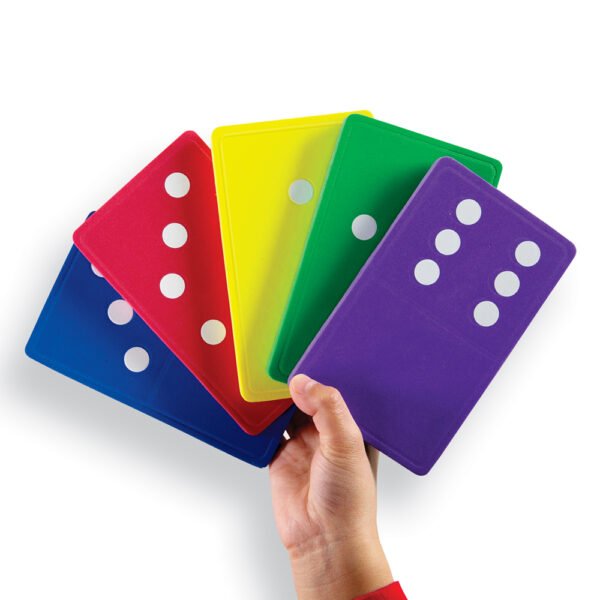 [อายุ 5+] โดมิโน่โฟมยักษ์ (Jumbo Foam Dominoes) [Learning Resources] - Image 4