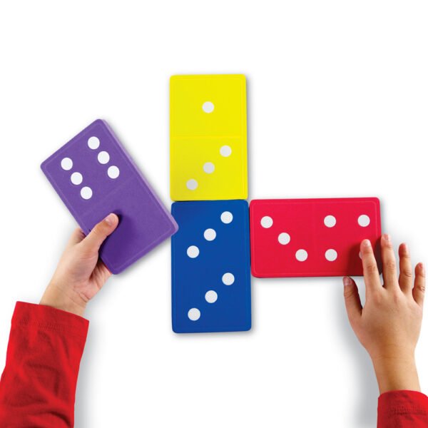 [อายุ 5+] โดมิโน่โฟมยักษ์ (Jumbo Foam Dominoes) [Learning Resources] - Image 3