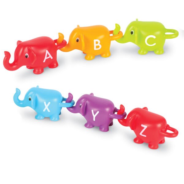 [อายุ 2+] ชุดขบวนพาเหรดช้าง ABC (SNAP-N-LEARN ABC ELEPHANTS) [Learning Resources] - Image 5