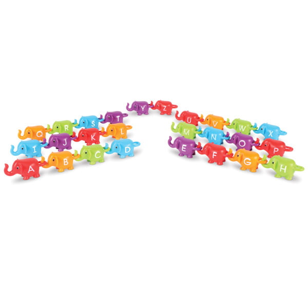 [อายุ 2+] ชุดขบวนพาเหรดช้าง ABC (SNAP-N-LEARN ABC ELEPHANTS) [Learning Resources] - Image 6