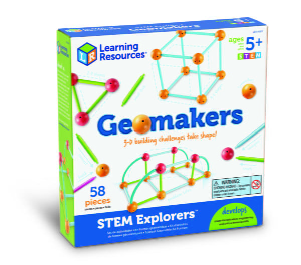 [อายุ 5+] ชุดสร้างรูปทรงเรขาคณิตแสนสนุก (STEM Explorers : Geomakers) [Learning Resources] - Image 3
