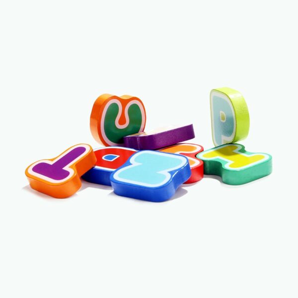 ภาพตัดต่อชิ้นหนาอักษรภาษาอังกฤษพร้อมภาพสัตว์ (Animals&Alphabet Puzzle) [Top Bright] - Image 2