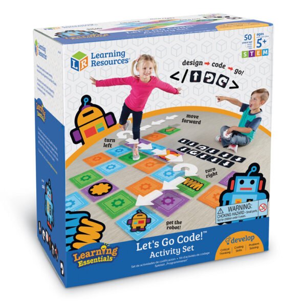 [อายุ 5+] ชุดกิจกรรมฝึกโค้ดดิ้งพื้นฐาน (LET'S GO CODE ACTIVITY SET) [Learning Resources] - Image 2