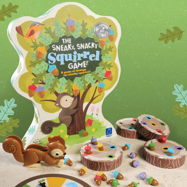 เกมเจ้ากระรอกแสนกล (The Sneaky Snacky Squirrel Game) [Educational Insights] - Image 4