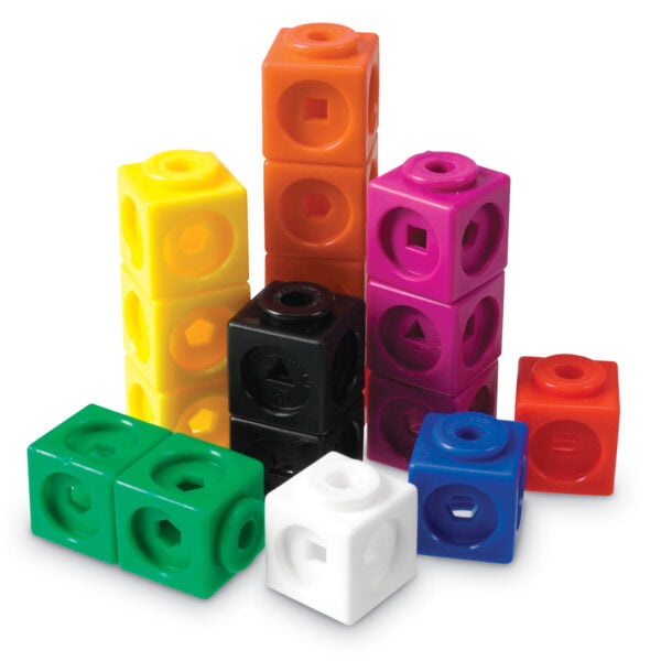 [อายุ 5+] ชุดลูกบาศก์คณิตศาสตร์ 100ชิ้น (MathLink Cubes : Set of 100) [Learning Resources] - Image 3