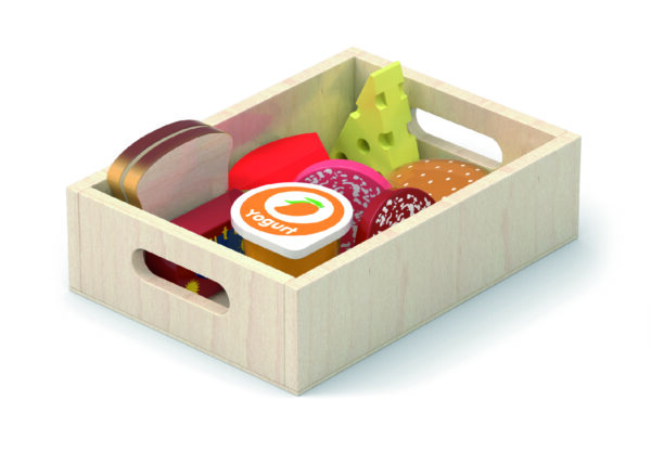 ชุดอาหารจำลองสำหรับแช่ในตู้เย็น (Fridge Food Set) [Viga] - Image 3