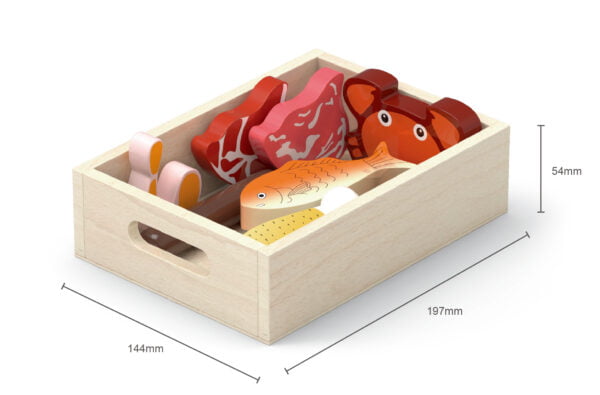 ชุดอาหารจำลองสำหรับแช่ในตู้เย็น (Fridge Food Set) [Viga]