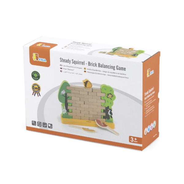 [อายุ 3+] กระรอกจอมทลาย (Steady Squirrel : Brick Balancing Game) [Viga] - Image 2