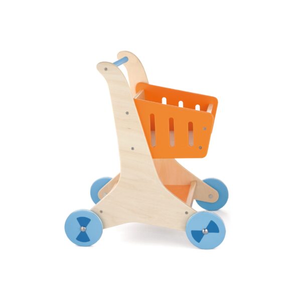 [อายุ 2+] รถเข็นช็อปปิ้งจำลองสำหรับคุณหนู (Shopping Cart) [Viga] - Image 4