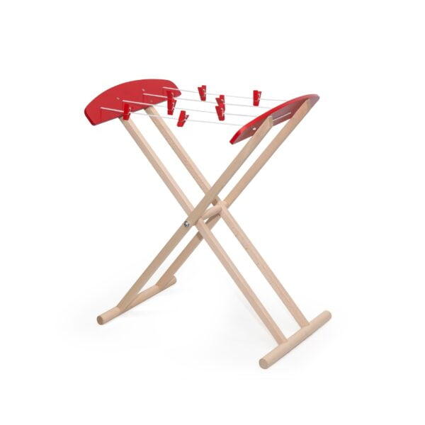 [อายุ 3+] ม้าไม้ตากเสื้อผ้าตุ๊กตา (Clothes Horse) [Viga] - Image 2