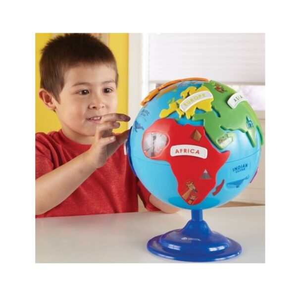 [อายุ 3+] ลูกโลกถอดประกอบสำหรับเด็ก (Puzzle Globe) [Learning Resources] - Image 4