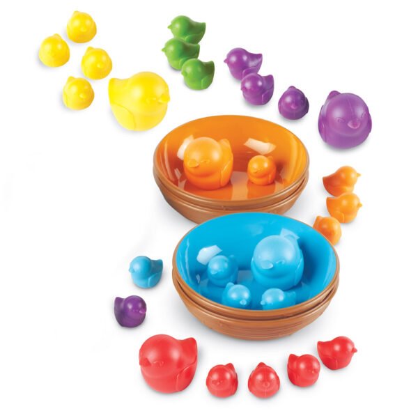 [อายุ 3+] ชุดฝึกจำแนกนกน้อยในรัง (BIRDS IN A NEST SORTING SET) [Learning Resources] - Image 2