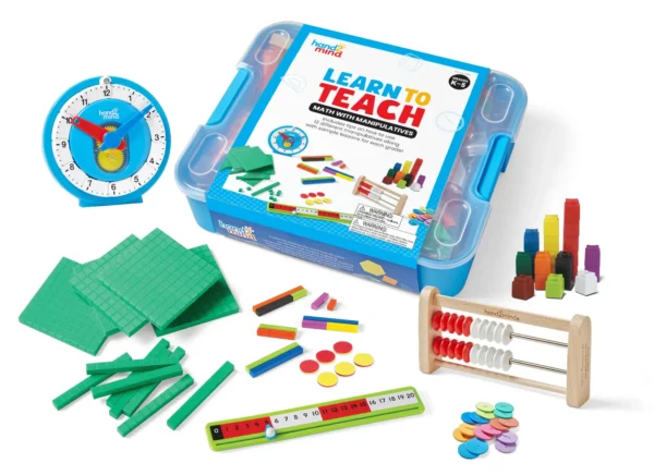 [อายุ 5+] คณิตอัจฉริยะ เล่นได้ สอนเป็น (Learn to Teach : Math with Manipulatives) [Hand2Mind]