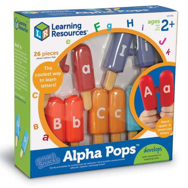 [อายุ 2+] ชุดเรียนรู้อักษร A-Z กับไอศครีมอัลฟาป๊อบ (SMART SNACK ALPHA POPS) [Learning Resources] - Image 2