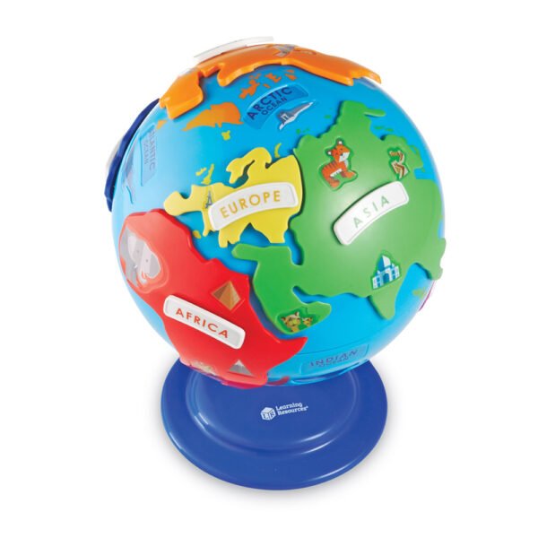 [อายุ 3+] ลูกโลกถอดประกอบสำหรับเด็ก (Puzzle Globe) [Learning Resources] - Image 3