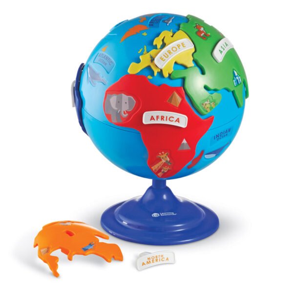 [อายุ 3+] ลูกโลกถอดประกอบสำหรับเด็ก (Puzzle Globe) [Learning Resources] - Image 2