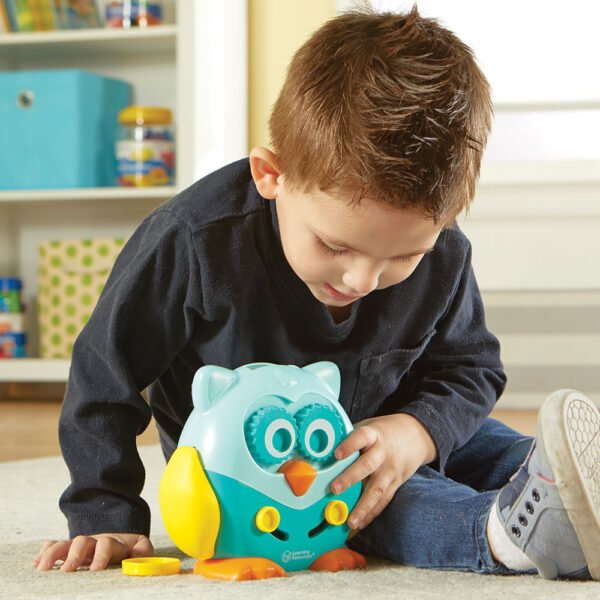 [อายุ 18เดือน+] ชุดนกฮูกสีสันแสนกล (HOOT THE FINE MOTOR OWL) [Learning Resources] - Image 4