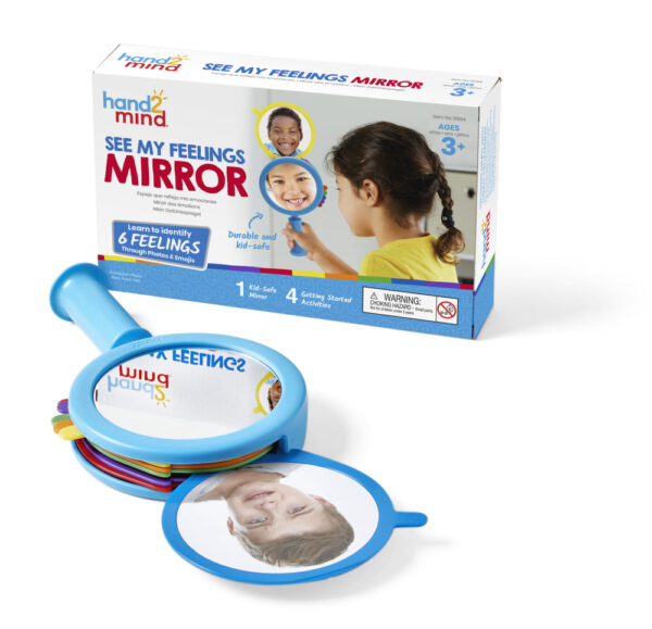 [อายุ 3+] กระจกส่องอารมณ์ของฉัน (See My Feelings Mirror) [Hand2Mind]