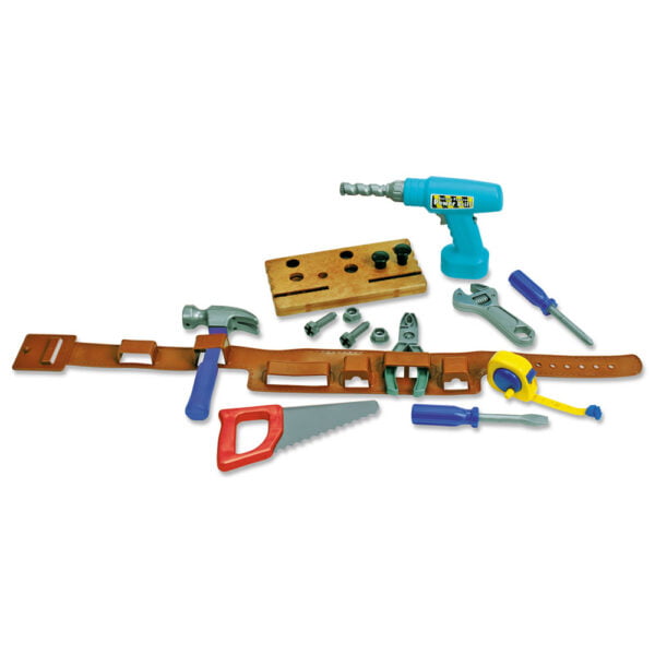 [อายุ 3+] ชุดเครื่องมือก่อสร้างสําหรับช่างตัวน้อย จำนวน 20 ชิ้น (PRETEND & PLAY TOOL SET) [Learning Resources] - Image 3
