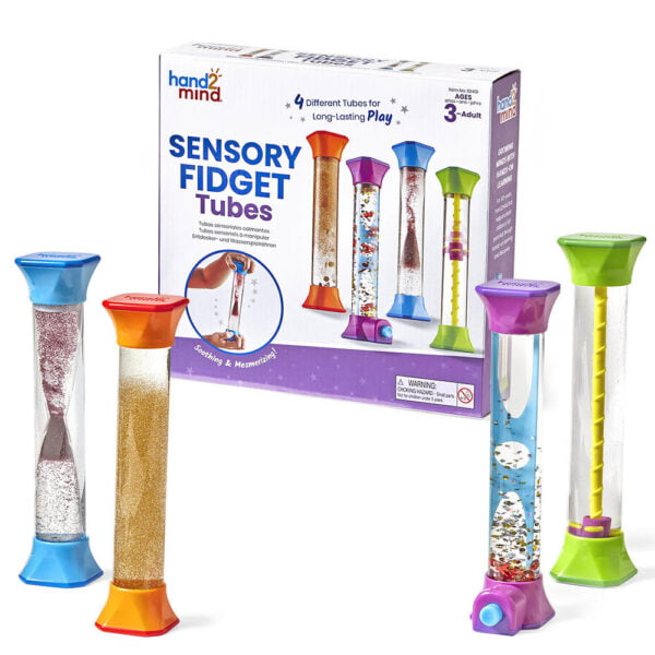 [อายุ 3+] หลอดน้ำวนสนใจ (Sensory Fidget Tubes) [Hand2Mind]