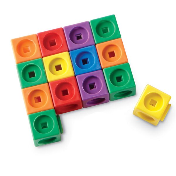 [อายุ 5+] ชุดลูกบาศก์ STEM หรรษา 100 ชิ้น (STEM EXPLORERS MATHLINK BUILDERS) [Learning Resources] - Image 4