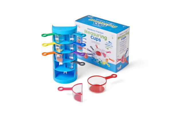 [อายุ 3+] ชุดถ้วยตวง เซตสีรุ้ง 9 ชิ้น (Rainbow Fraction : Measuring Cups 9-Piece Set) [Hand2Mind] - Image 10